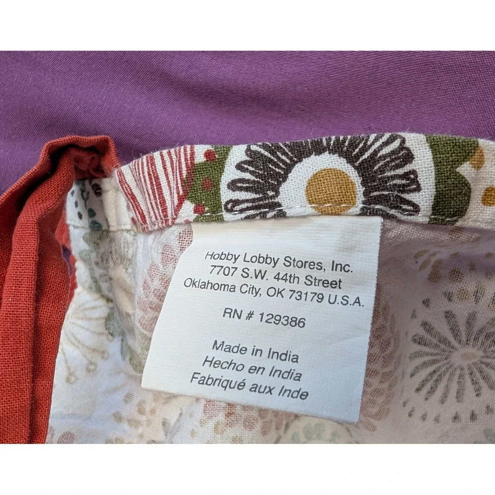 Floral Apron Kitchen Cooking Baking Housework Maid Cottagecore Pocket Retro VTG